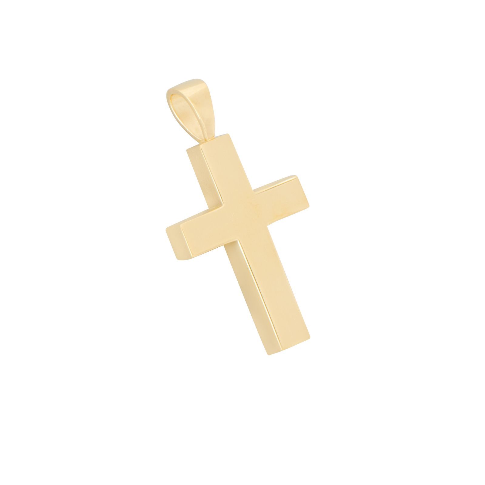 Cross Pendant 14ct Gold Vermeil — Little Treasures Pet Cremation in Bells Park, QLD