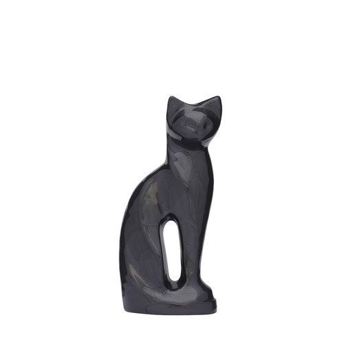 Cat Statue Slate — Little Treasures Pet Cremation in Bells Park, QLD