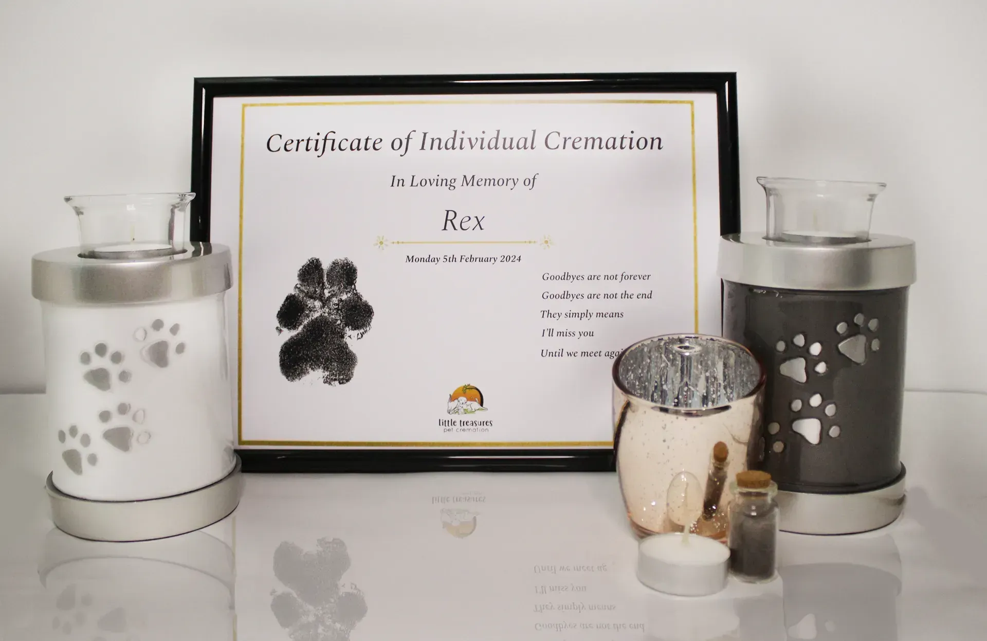 pet cremation and memorial package