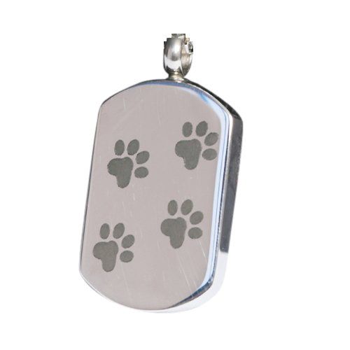 Paw Print Tag — Little Treasures Pet Cremation in Bells Park, QLD