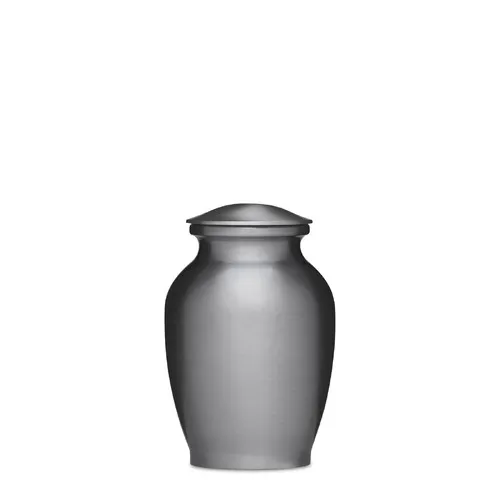 Silver Alloy Urn — Little Treasures Pet Cremation in Bells Park, QLD