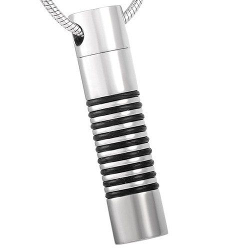 Stripe Cylinder Pendant — Little Treasures Pet Cremation in Bells Park, QLD