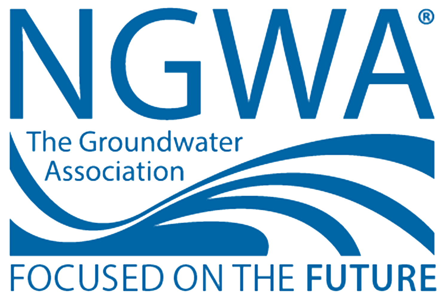 The logo for the groundwater association is focused on the future