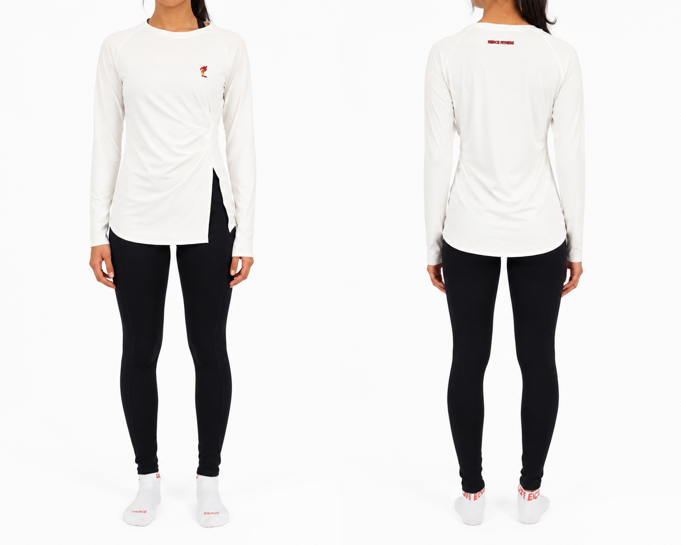 Flex Long length top (Cream)
