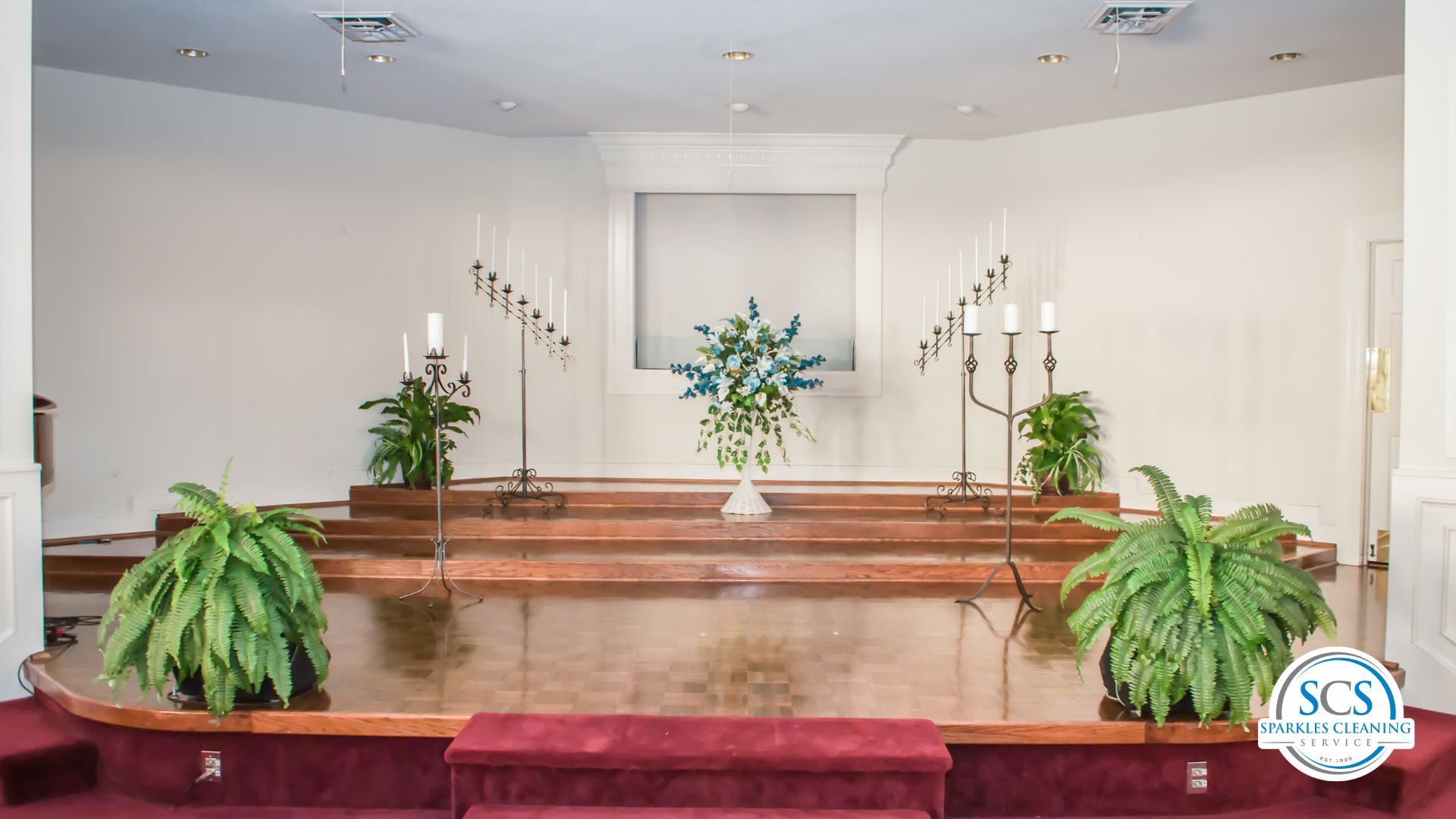 picture of inside small church sanctuary