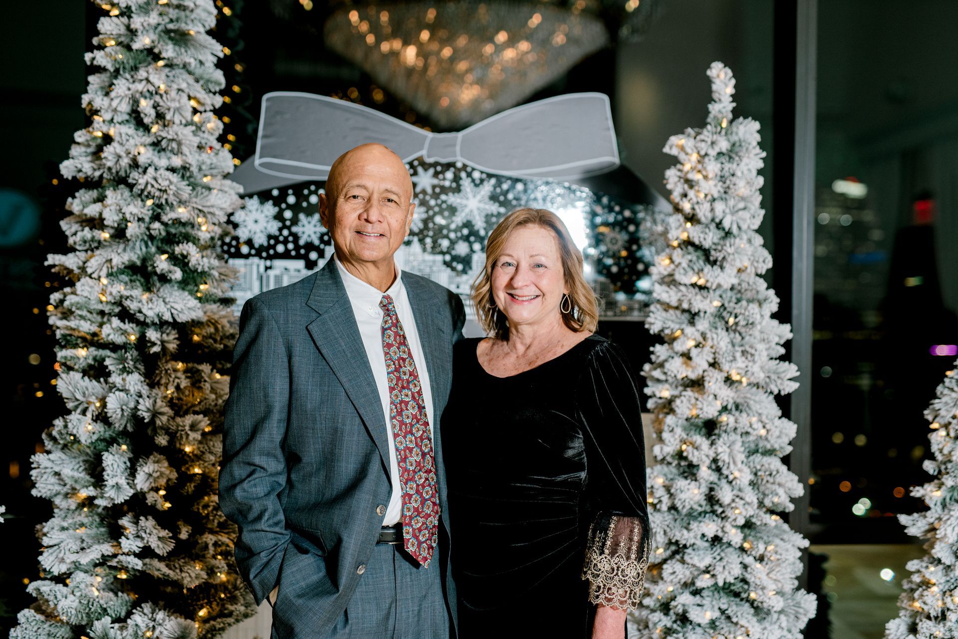 Team members enjoying the Venture Communities holiday party