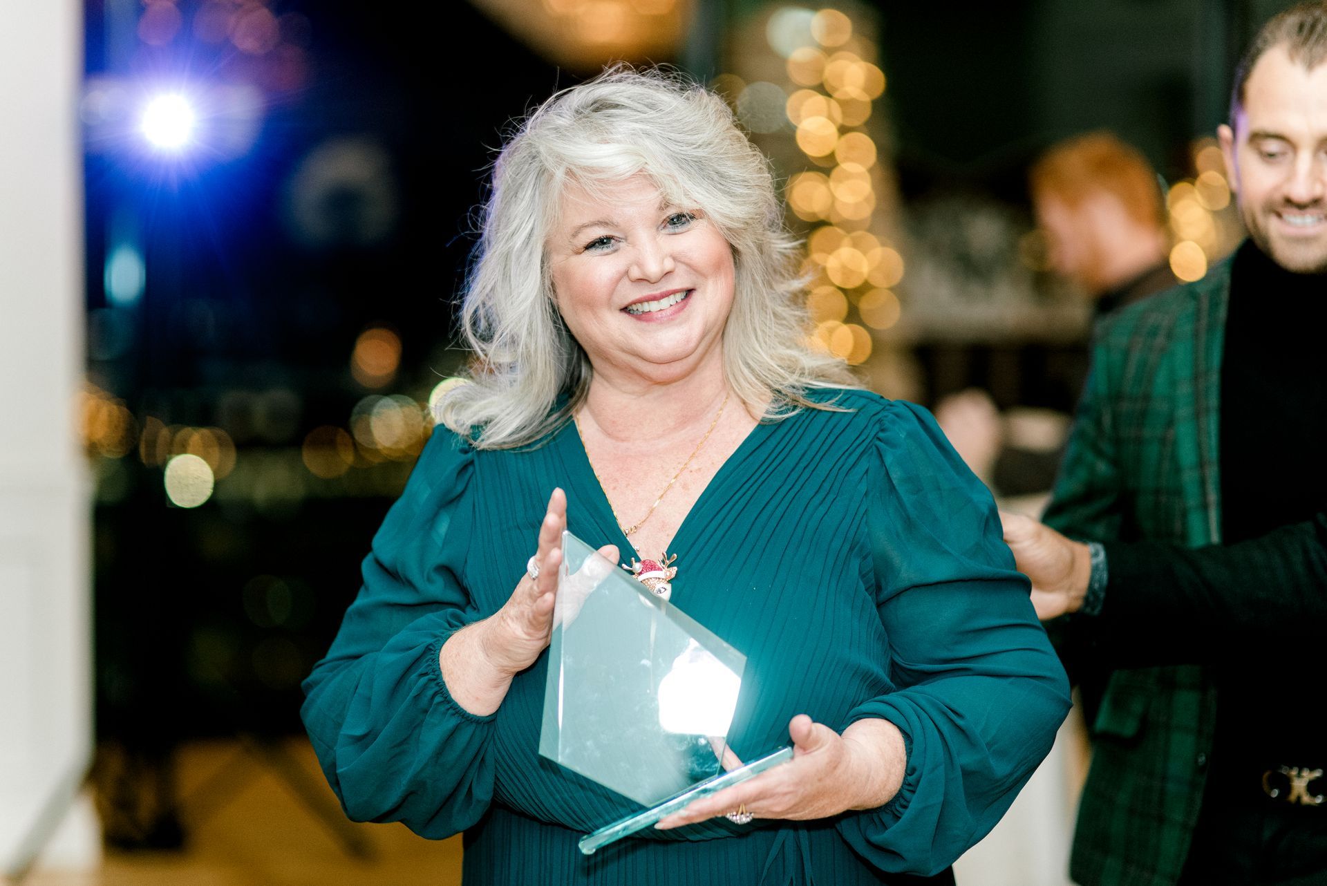 Team enjoying the Venture Communities holiday party