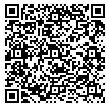 QR code with a pattern of black and white squares.