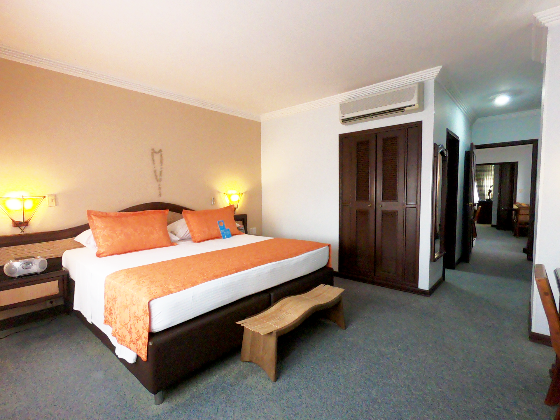 Imagen de una de las habitaciones del Hotel Chicamocha