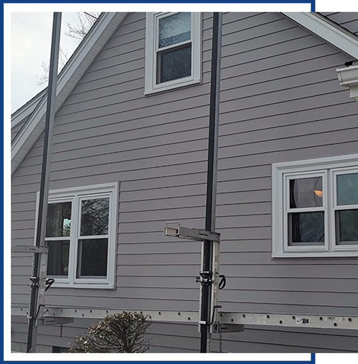 House With Trees — Raynham, MA — JDM Siding And Windows