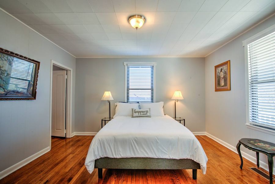 Bedroom of a Charming Escape in Bristol, TN - TN Livin' Airbnb Listing