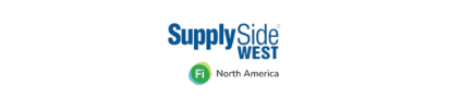 A logo for supply side west north america