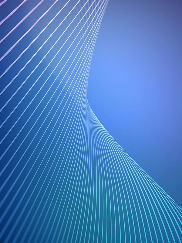 A wave of fine parallel lines on a blue background - looks like a digital weave