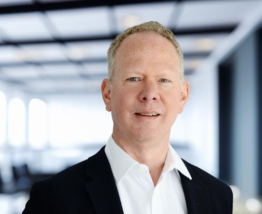 A front profile of Chris Rowley