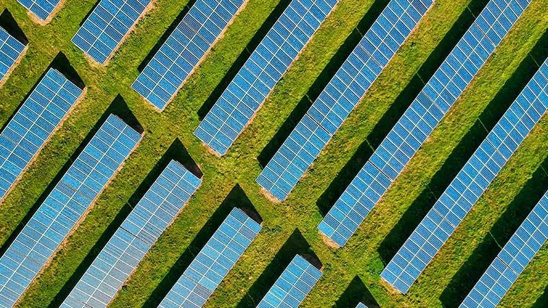 Close up of a padlock on a circuit board - neon purple hue