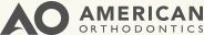 American Orthodontics logo with stylized “AO” and company name in gray and orange.