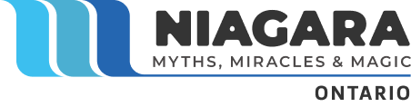 The logo for niagara myths , miracles and magic ontario