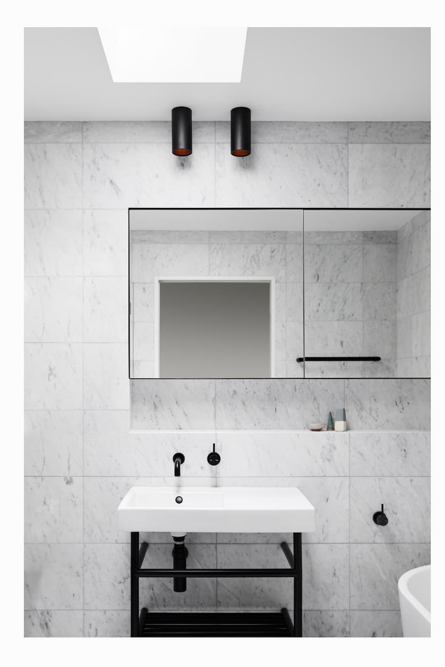 Marble Theme Bathroom  - Griffiths Innovative Electrical, Anna Bay NSW