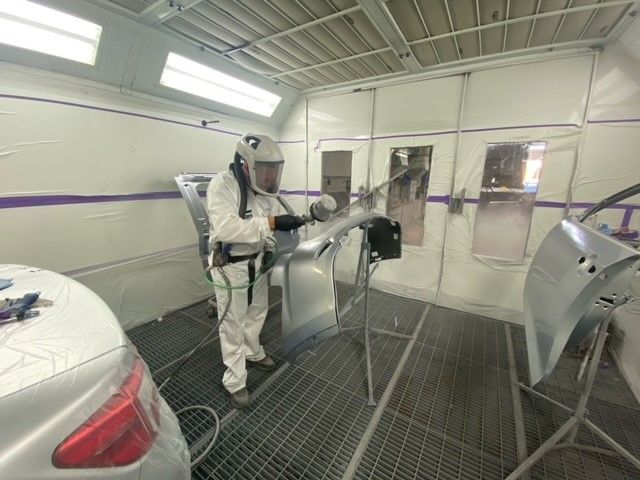 Removing Dents on The Car — Panel Beaters in Mitchell, ACT