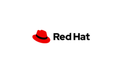 Logo of company Red hat
