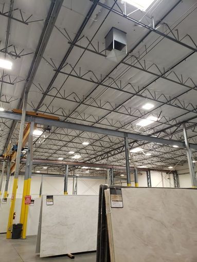 warehouse lighting install by citywide electric & maintenance llc