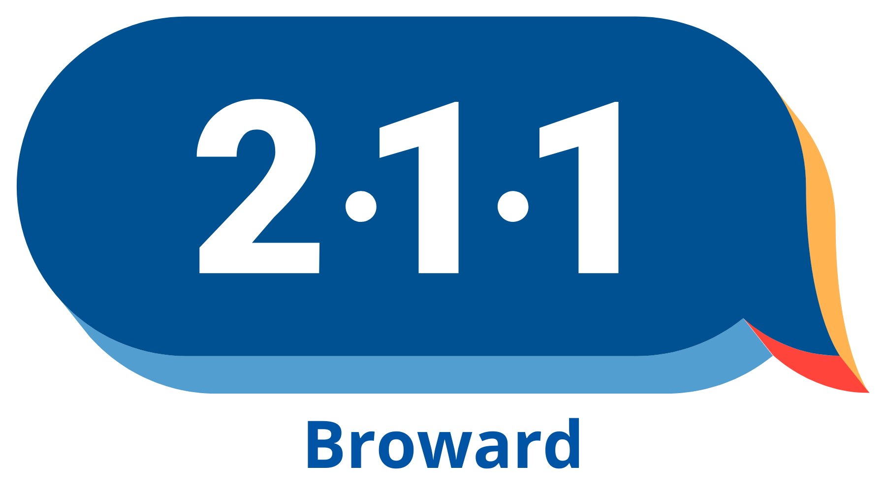 A black and white speech bubble with the number 2 and 1 on it.