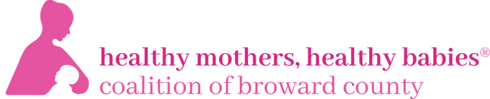 The logo for the healthy mothers healthy babies coalition of broward county