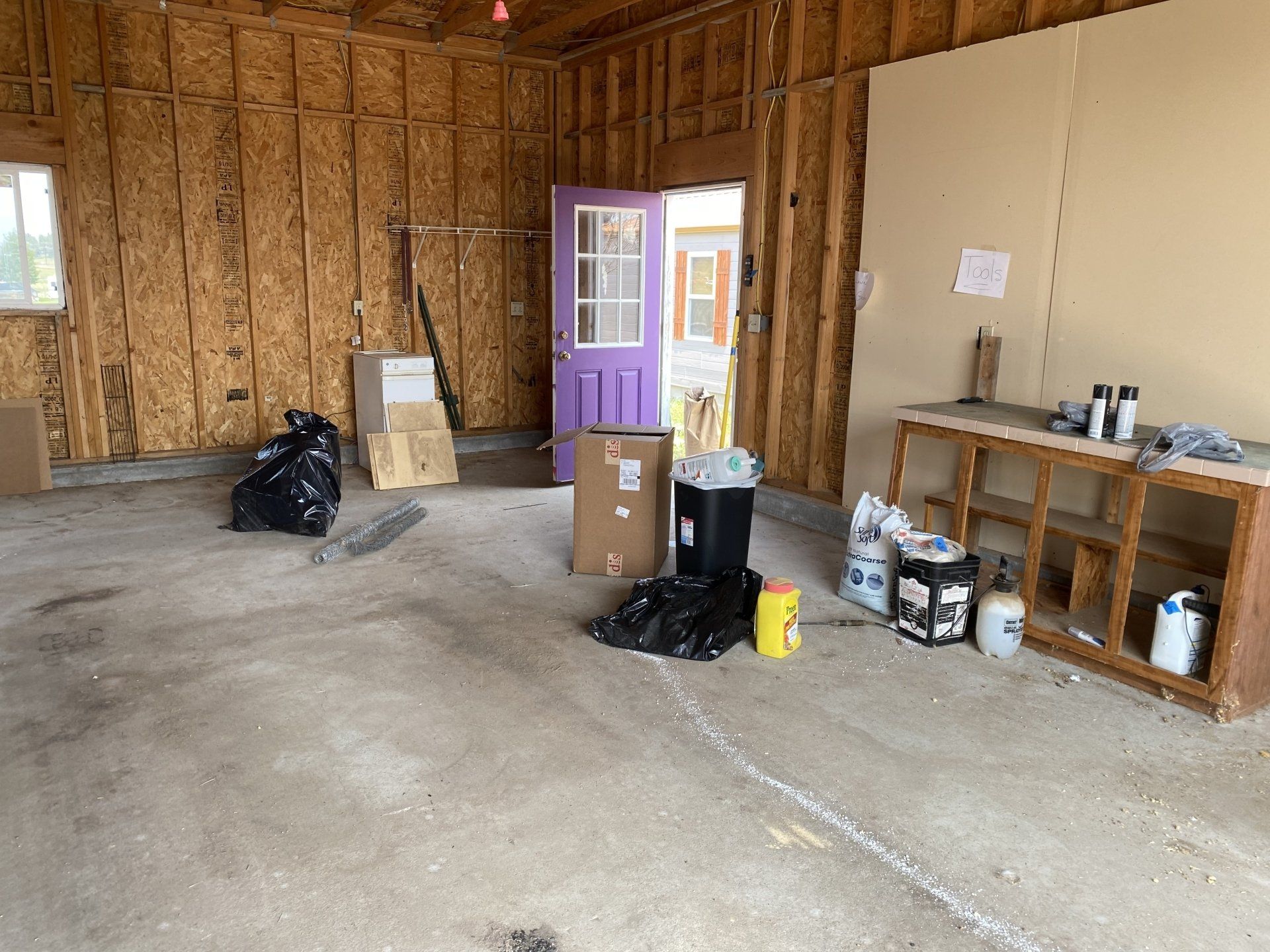 a workshop getting cleaned out in colorado springs co