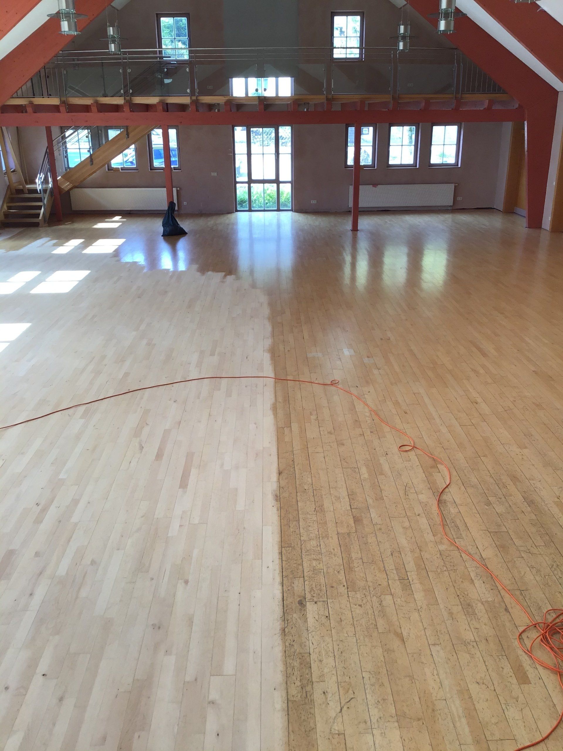 Holzcleanic Giessen: Parkett vorher