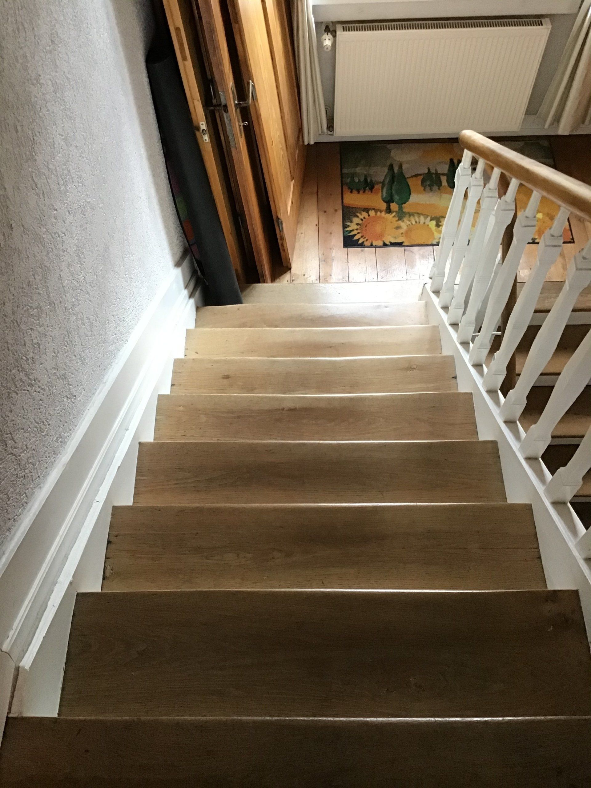 Holzcleanic Giessen: Treppe vorher