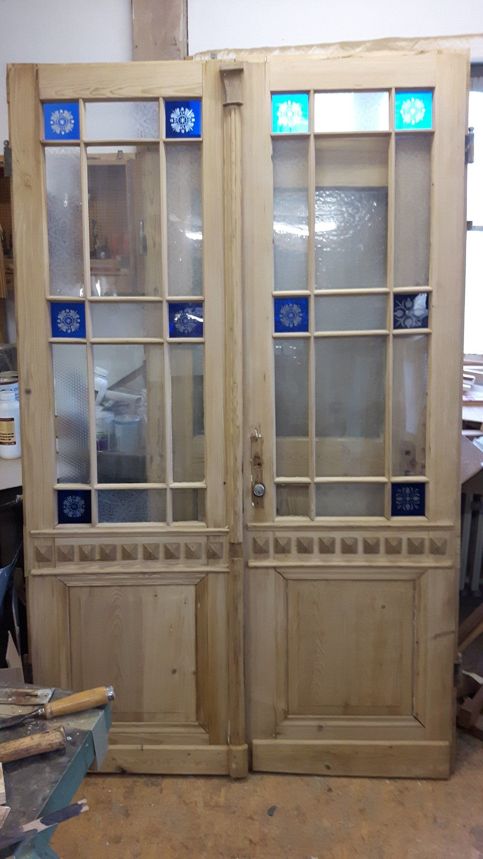 Holzcleanic Giessen: Tür vorher