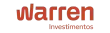 Warren Investimentos logo in orange text.