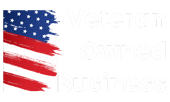 United States Marine Corps seal with the words Veteran Owned below it. Cross Country RV Solutions is a veteran owned company.
