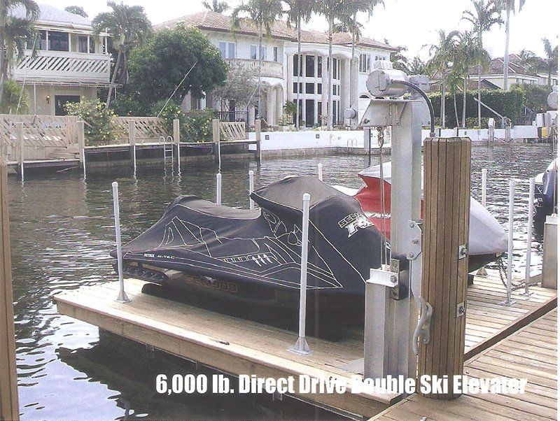 Dade County — 6000 lb. Direct Drive Double Ski Elevator in Miami, FL