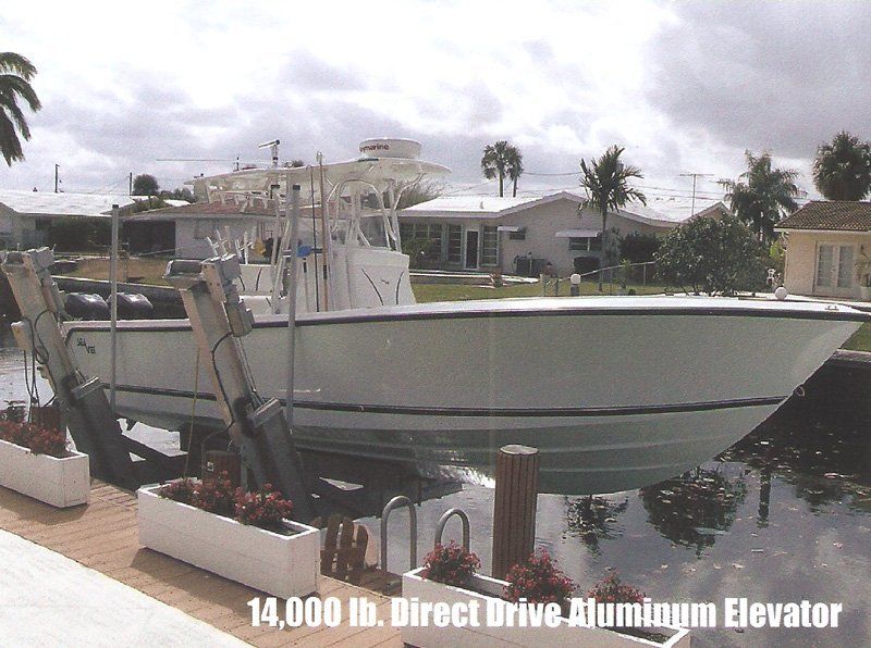 Marine Services — 14000 lb. Direct Aluminum Elevator in Miami, FL