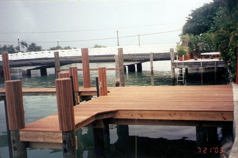 Maritime — Dock Made of Wood in Miami, FL