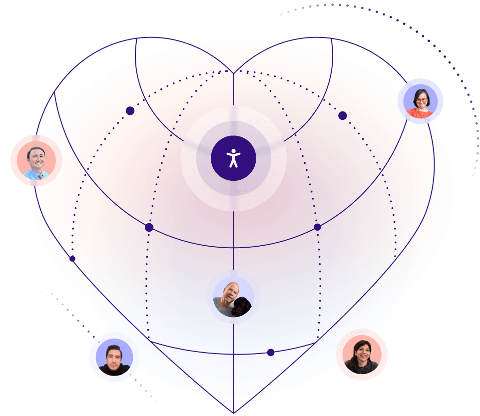 Accessibility love illustration 2