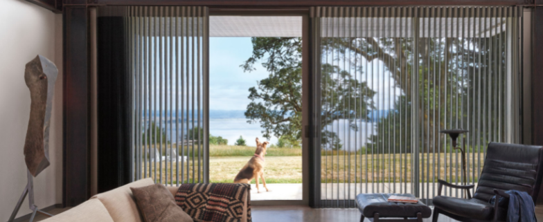 Dog Outside the Door — Simply Smarter Blinds in Tea Gardens, NSW