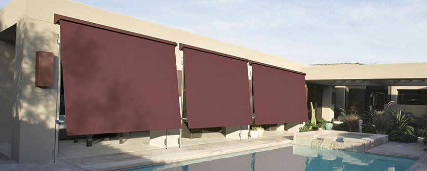 Maroon Awnings — Simply Smarter Blinds in Hawks Nest, NSW