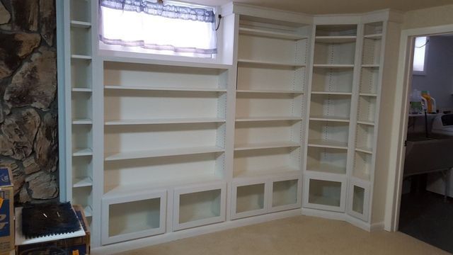 White Display Cabinets