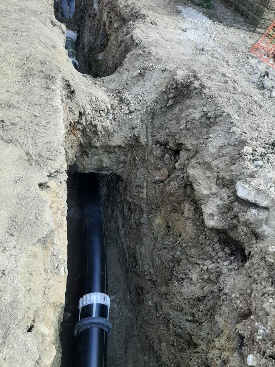 Condotta interrata adduzione gas metano