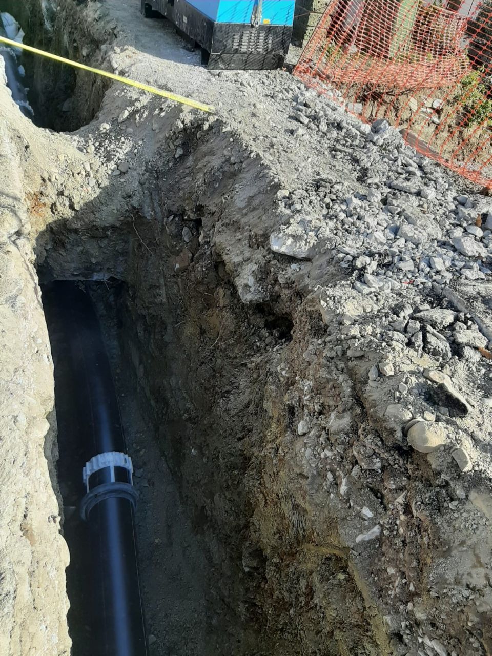 Realizzazione condotta interrata