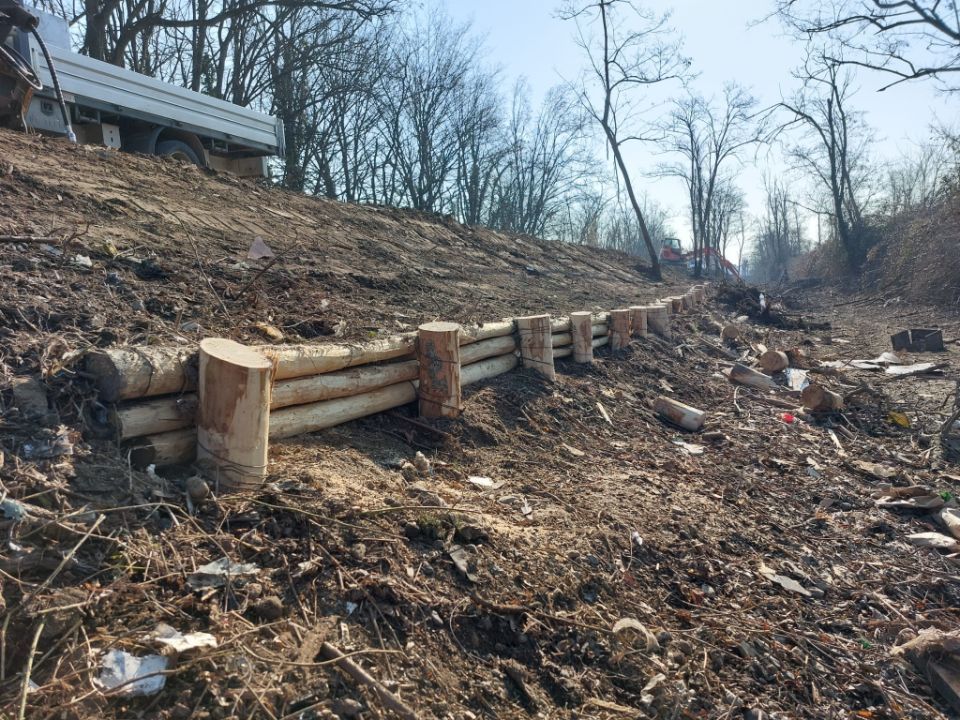 Risanamento in terreno a rischio