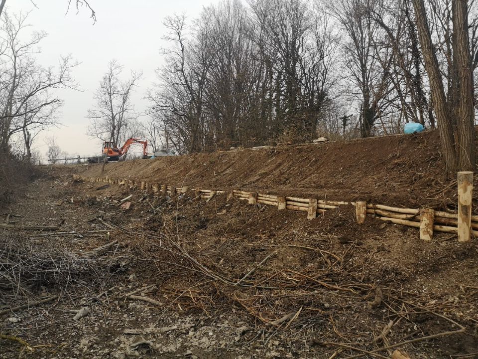 Risanamento in terreno rischio idrogeologico