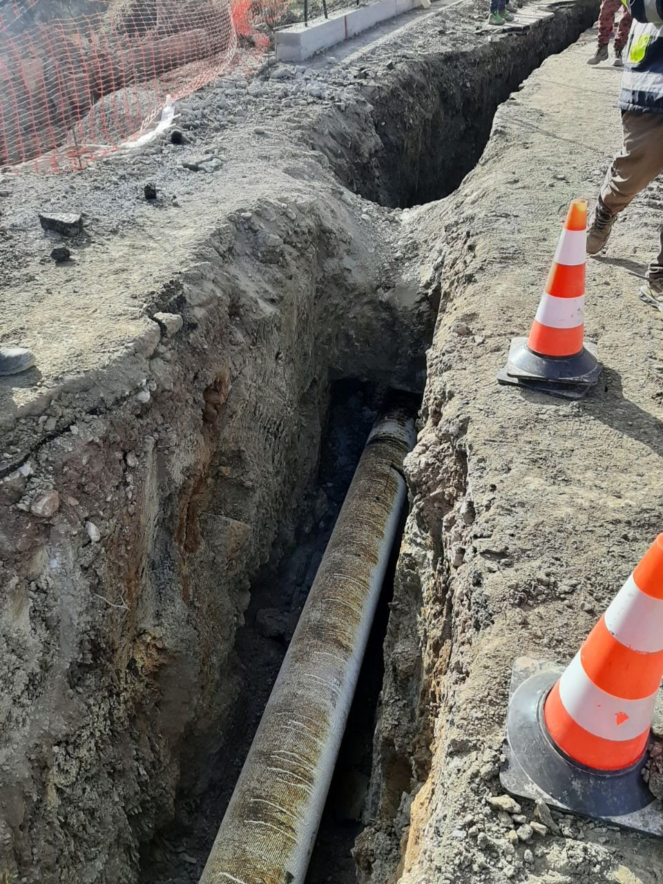 Condotta interrata gas metano