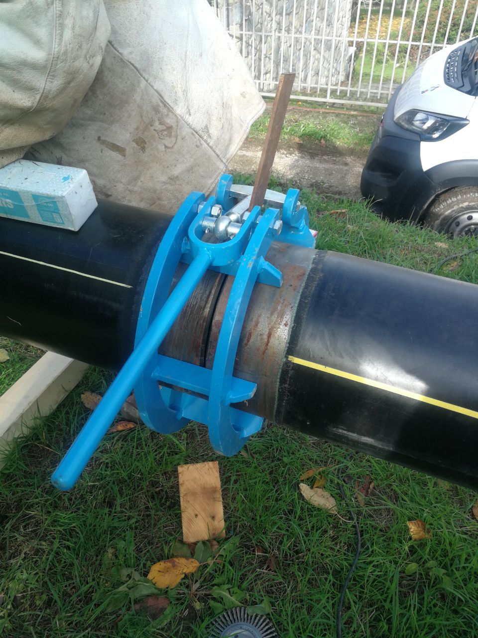 Lavori per condotta interrata gas metano