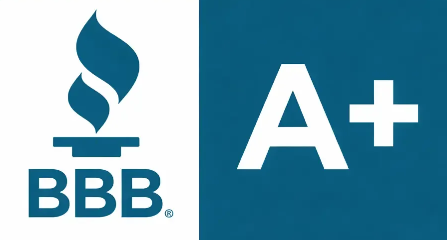 BBB accredited business badge with A-plus rating for General Contractor Maitland