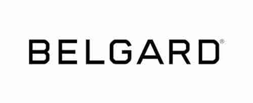 Belgard logo in black font on a white background.