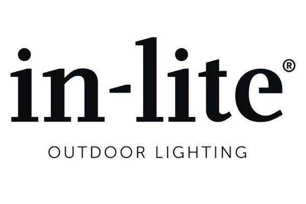 In-lite outdoor lighting logo with black text on white background.