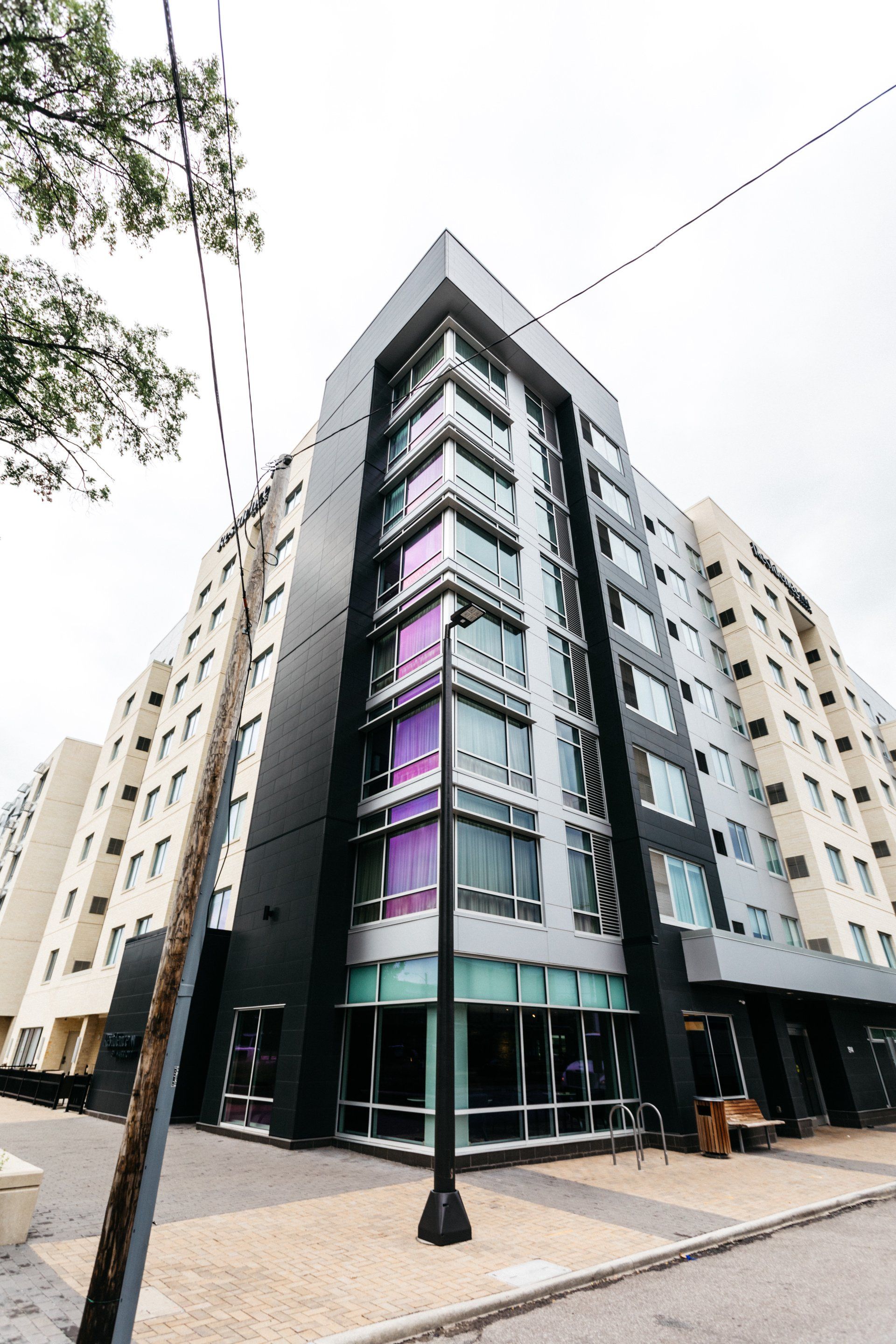Corner View Of a Black & Gray Themed Building — Willoughby, OH — Euclid Glass & Door